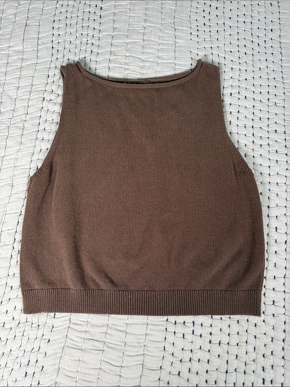 Banana Republic Brown Knit Tank Top
